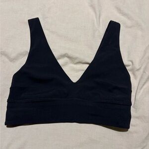 lululemon athletica Black V-Neck Support Bralette